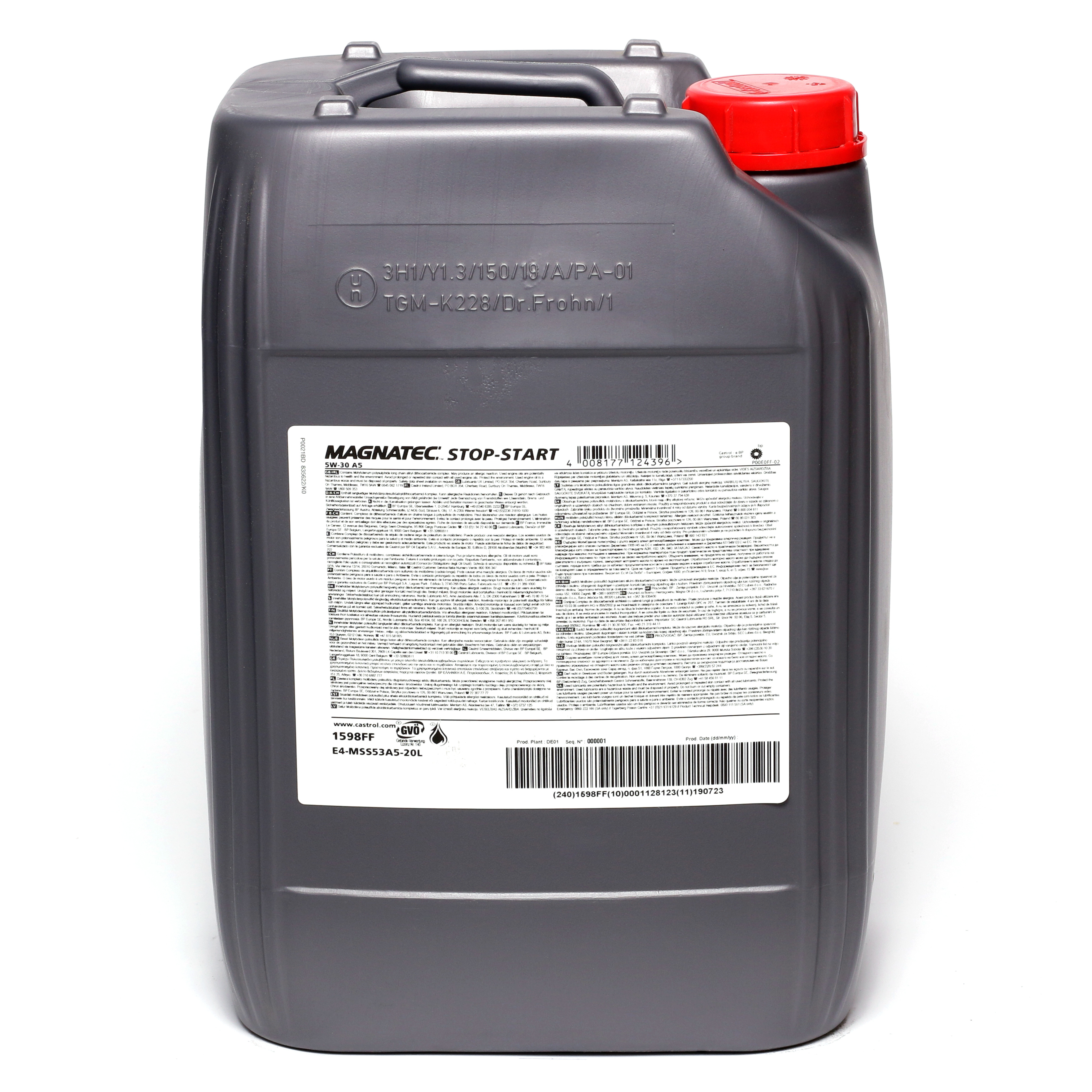 Castrol Magnatec 5W-30 A5 20l (ex. Stop-Start)